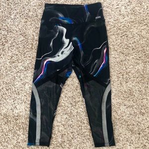 PINK Cropped Leggings! Size L